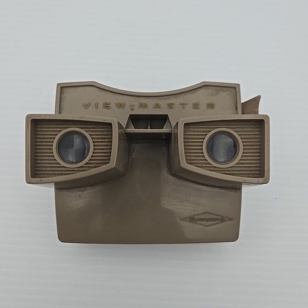 Vintage Sawyers View-Master Viewer Brown Stereoscope Tested & Working